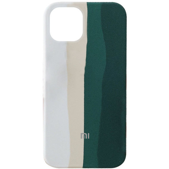Аксессуар для смартфона Mobile Case Silicone Cover Shield Camera Rainbow White/Green for Xiaomi Mi 11 Lite / Mi 11 Lite 5G