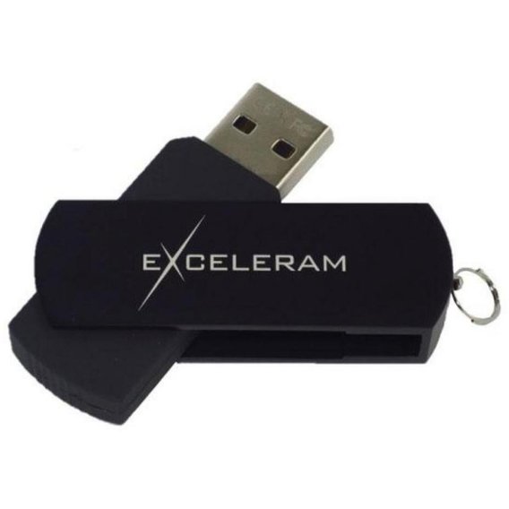 USB-флешка eXceleram 16GB P2 Series USB 2.0 Black (EXP2U2BB16)