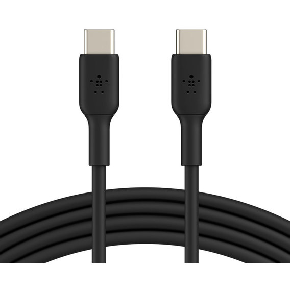 Кабель Belkin Cable USB-С to USB-С PVC 1m Black (CAB003BT1MBK)