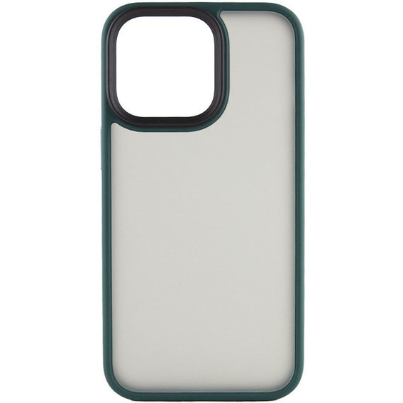Аксессуар для iPhone Mobile Case TPU+PC Metal Buttons Green for iPhone 13 Pro