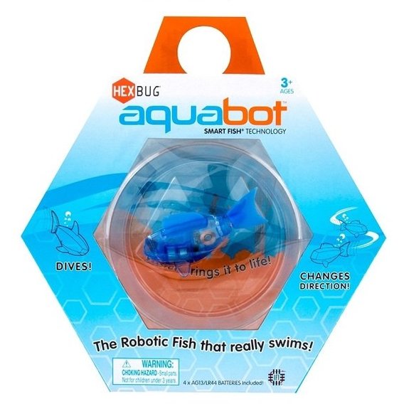 Игровой набор с микро-роботом Hexbug Aquabot with Bowl Аквариум с рыбкой (460-3673)