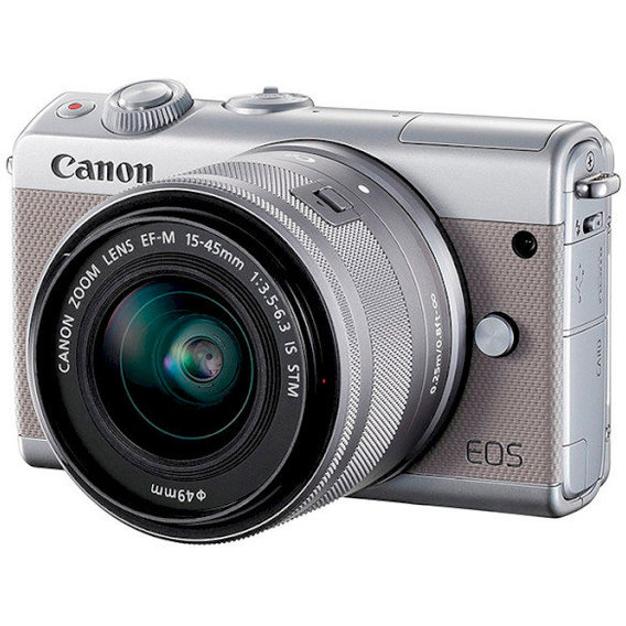 Canon EOS M100 kit (15-45mm) IS STM Grey Официальная гарантия