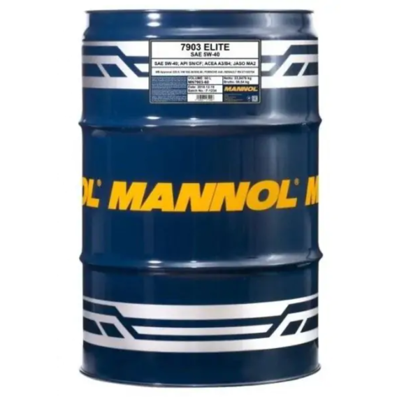 Моторное масло Mannol Elite 5W40 SN/CF 60 л (MN7903-60)