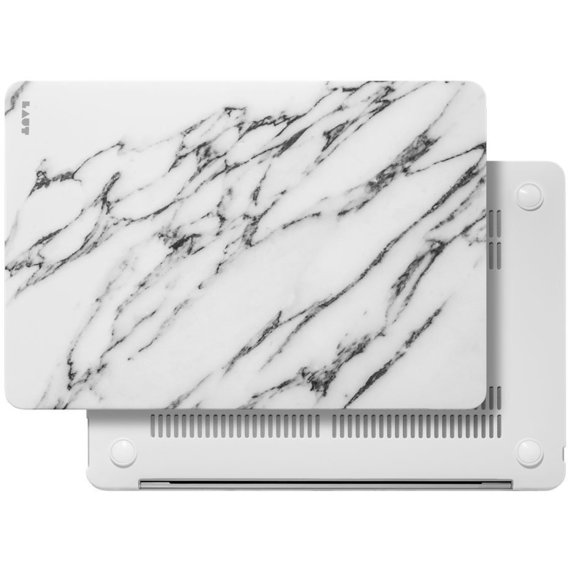 LAUT Huex Elements White Marble (LAUT_13MA18_HXE_MW) for MacBook Air (2018-2020)