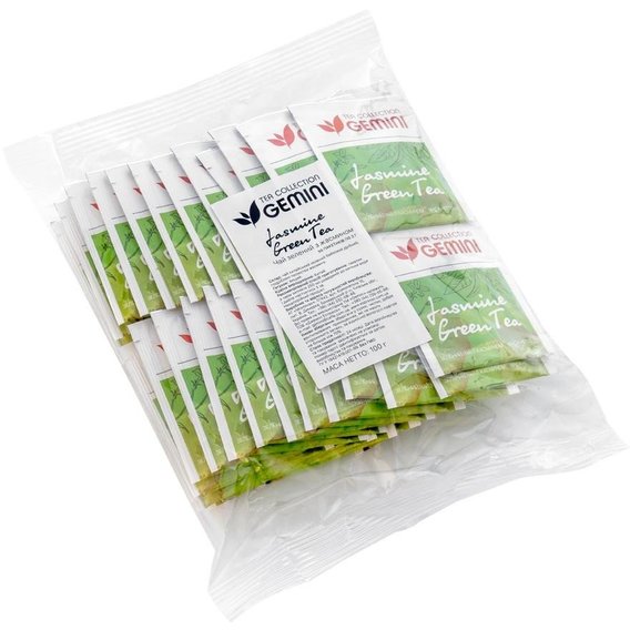 Чай Gemini зеленый Tea Collection Jasmine Green Tea пакетированный 50х2 г (4820156430720)