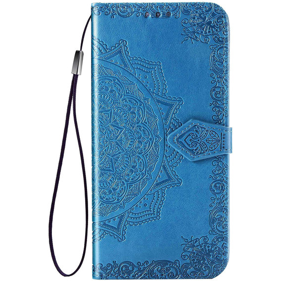 Аксессуар для смартфона Mobile Case Book Cover Art Leather Blue for Xiaomi Redmi Note 10 / Note 10s