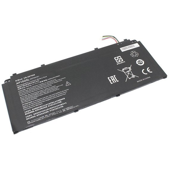 Батарея для ноутбука Acer AP1505L Chromebook R13 CB5-312T 11.1V Black 4350mAh OEM (87668)