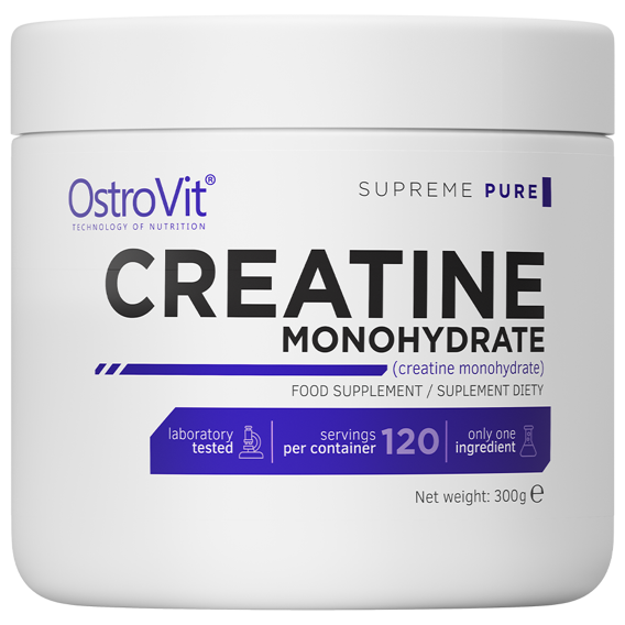 Креатин OstroVit Creatine Monohydrate 300 g /120 servings/ Pure