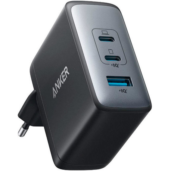 Зарядное устройство ANKER Wall Charger 2xUSB-C+USB PowerPort 736 GaNPrime 100W Black (A2145G11)