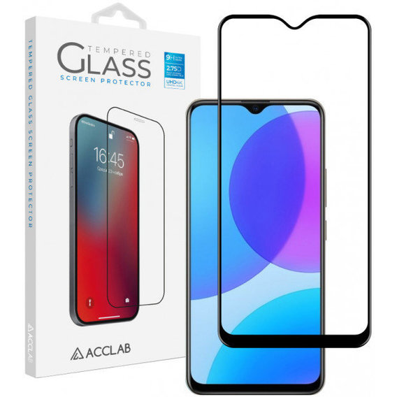 Аксессуар для смартфона ACCLAB Tempered Glass Full Glue Black for VIVO Y11