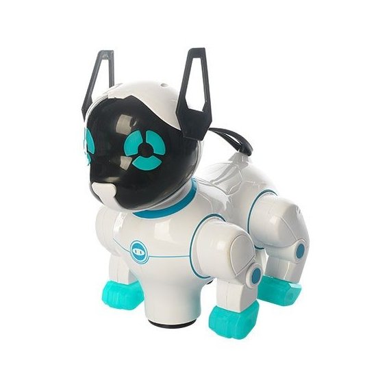 Интерактивная игрушечная собака Defatoys с музыкальными эффектами голубой (8201A(BLUE))