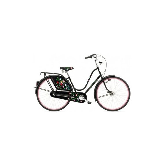Велосипед Electra Amsterdam Girard 3i 28 Black Tree of Life