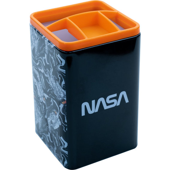 Стакан-подставка для ручек Kite NASA квадрат (NS22-105)