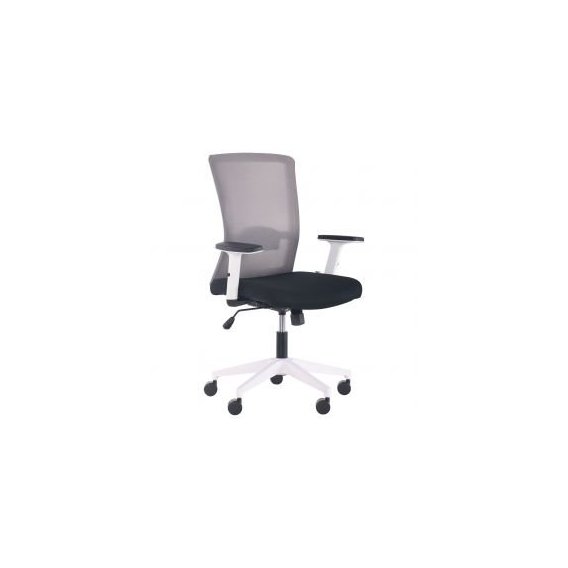 Кресло AMF Uran White сиденье Нест-01 черная/спинка Сетка HY-109 серая (297881)