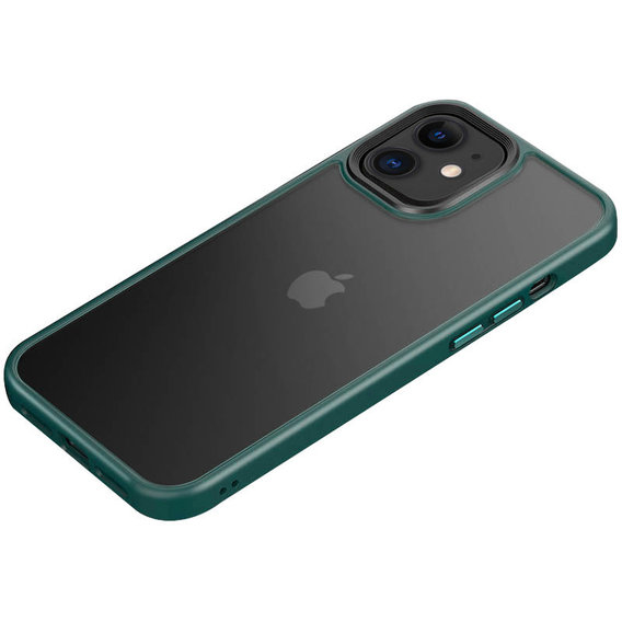 Аксессуар для iPhone Mobile Case TPU+PC Metal Buttons Green for iPhone 11