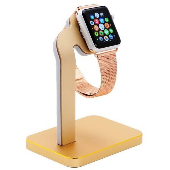 Аксессуар для Watch COTEetCI Base4 Dock Stand Gold (CS2094-CEG) for Apple Watch