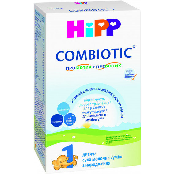 Детская Смесь Hipp Combiotic 1, 300 гр (9062300138822)