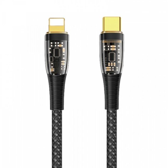 Кабель WIWU Cable USB C to Lightning 20W 1.2m Black (TM01)