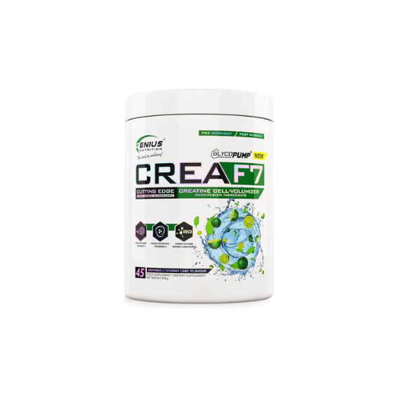 Креатин Genius Nutrition Crea F7 405 g / 45 servings / Lime