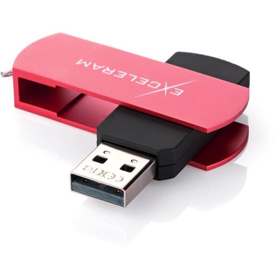 USB-флешка eXceleram 64GB P2 Series USB 2.0 Red/Black (EXP2U2REB64)