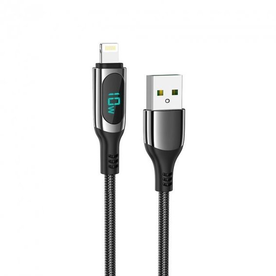 Кабель Hoco USB Cable to Lightning S51 Extreme 2.4A 1.2m Black