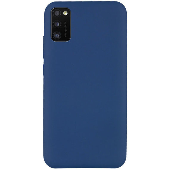 Аксессуар для смартфона Mobile Case Silicone Cover without Logo Navy Blue for Samsung A415 Galaxy A41