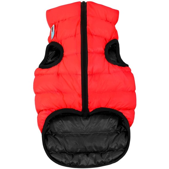 Курточка двусторонняя AiryVest для средних собак, размер S 35, красно-черная (4823089302874)