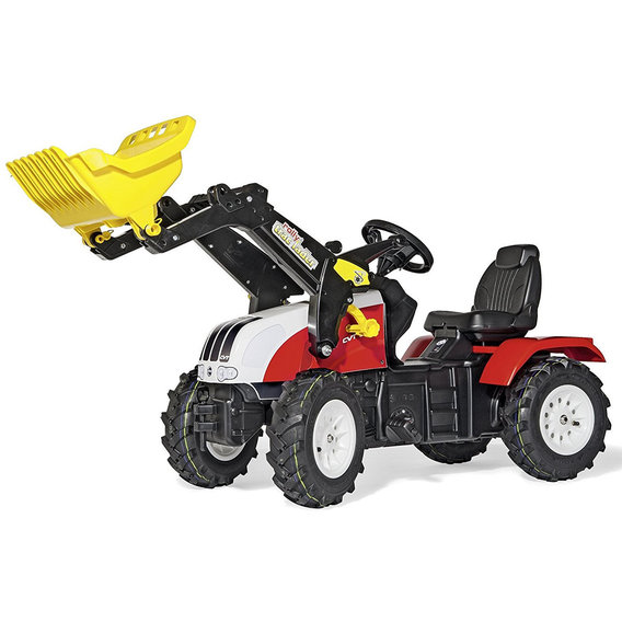 Трактор с ковшом Rolly Toys RollyFarmtrac Steyr 6240 CVT Красно-Желтый (046331)