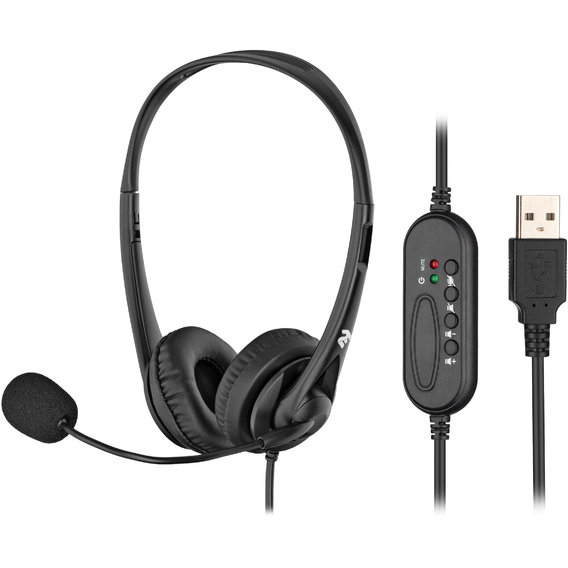 Навушники 2E CH11 On-Ear USB Black (2E-CH11SU)