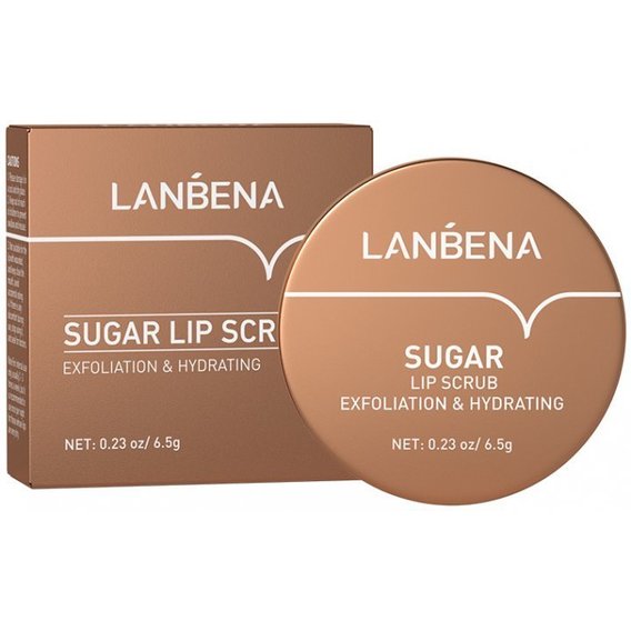 

Lanbena Sugar Lip Scrub Exfoliation & Hydrating Скраб для губ с коричневым сахаром 6.5 g