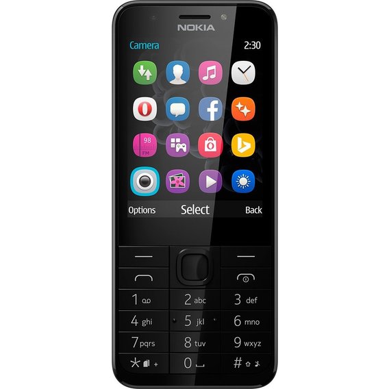 Мобильный телефон Nokia 230 Dark Silver (UA UCRF)
