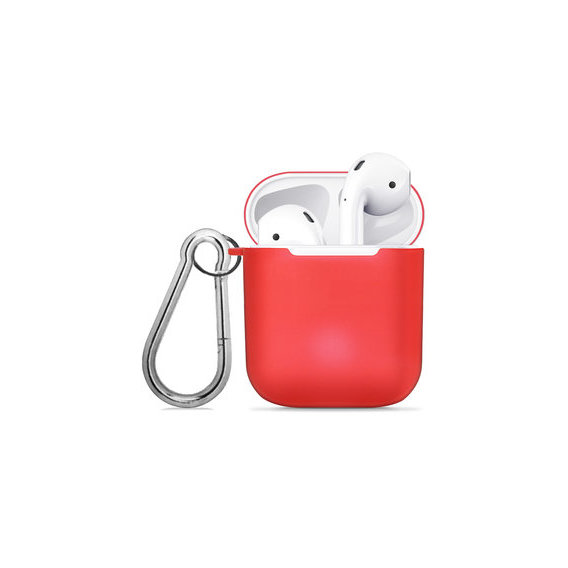 Чехол для наушников WIWU iGlove Case with Belt Red for Apple AirPods