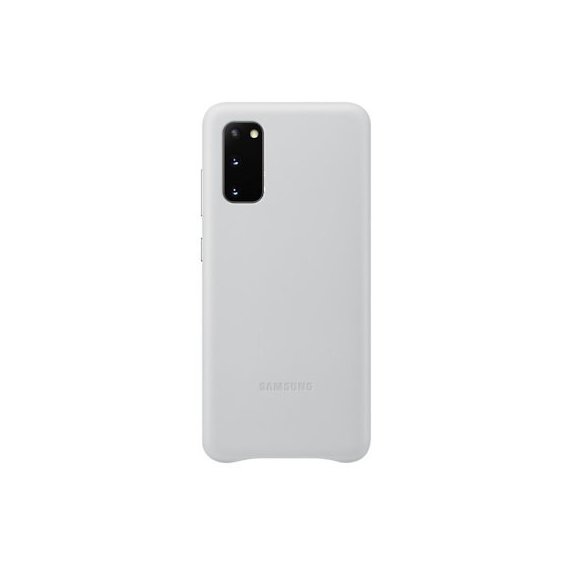 Аксессуар для смартфона Samsung Leather Cover Light Grey (EF-VG980LSEGRU) for Samsung G980 Galaxy S20