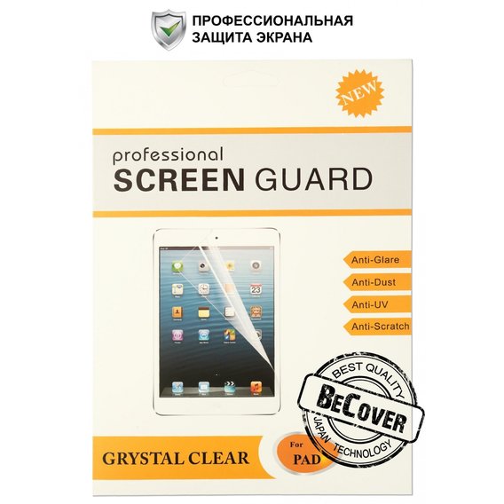 Аксессуар для планшетных ПК BeCover Professional Screen Guard Crystal Clear for Prestigio MultiPad Muze 3708/ Wize 3418 (PMT3708/3418) (702542)