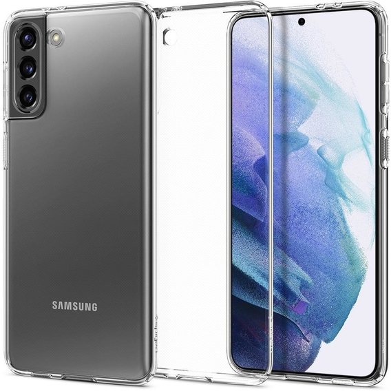 Аксессуар для смартфона Spigen Liquid Crystal Crystal Clear (ACS02419) for Samsung G991 Galaxy S21