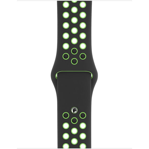 Аксессуар для Watch Apple Sport Band Nike Black/Lime Blast (MXQW2) for Apple Watch 38/40mm