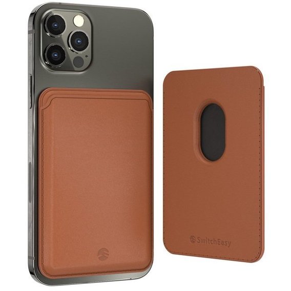 Аксессуар для iPhone Switcheasy MagWallet Saddle Brown (GS-103-168-229-146) for iPhone 12/13 Series