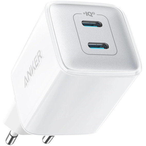 Зарядний пристрій ANKER Wall Charger 2xUSB-C PowerPort 521 Nano Pro 40W White (A2038G21)