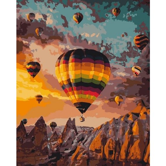 Картина по номерам Art Craft Воздушные шары Каппадокии 40х50 см (10503-AC)