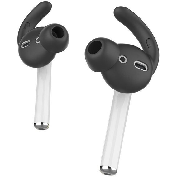 Насадки для наушников AhaStyle Silicone Vacuum Ear Hooks Black for Apple AirPods Pro 2
