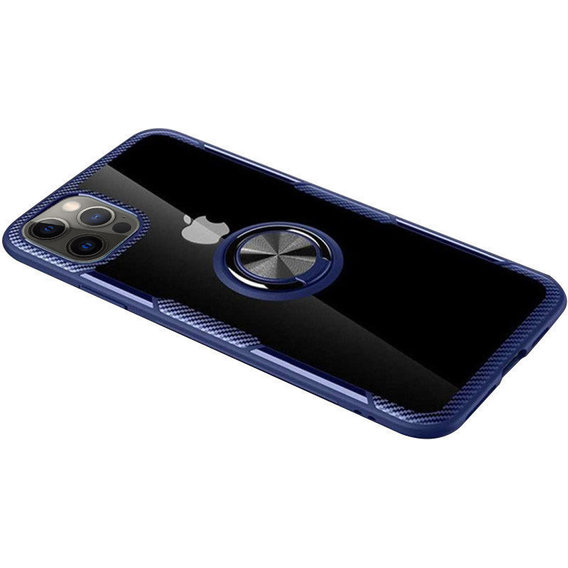 Аксессуар для iPhone TPU Case TPU PC Deen CrystalRing Clear/Blue for iPhone 12 Pro Max