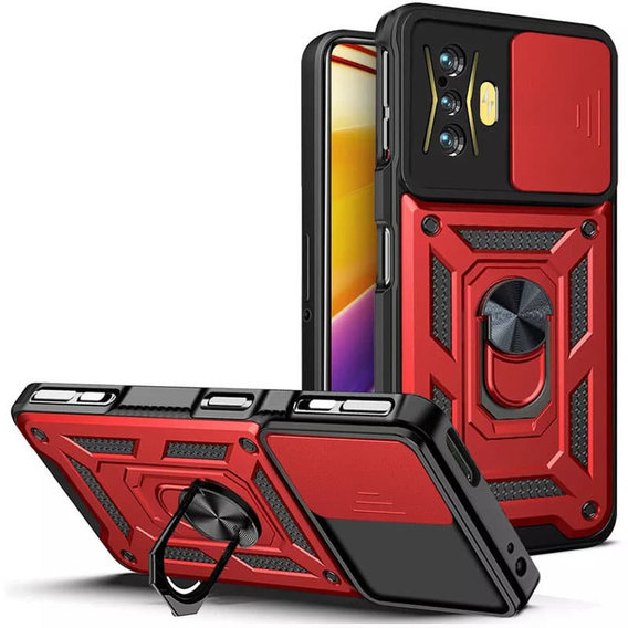 Аксессуар для смартфона Mobile Case Camshield Serge Ring Red for Xiaomi Poco F4 GT