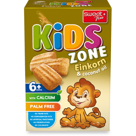 Детское печенье Sweet Plus Kids Zone с кокосовым маслом 200 г (1110302)