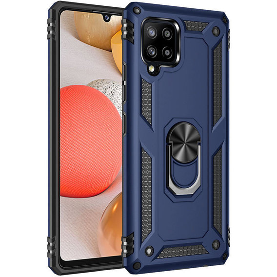 Аксессуар для смартфона Mobile Case Shockproof Serge Magnetic Ring Navy Blue for Samsung A425 Galaxy A42