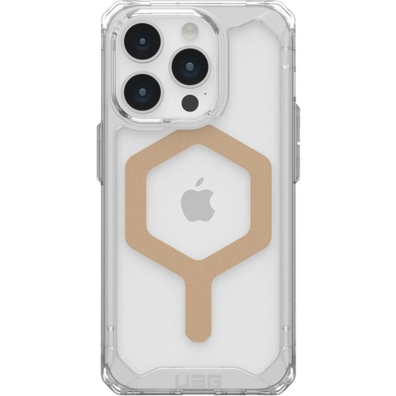 Аксессуар для iPhone Urban Armor Gear UAG Plyo Magsafe Ice/Gold (114286114381) for iPhone 15 Pro