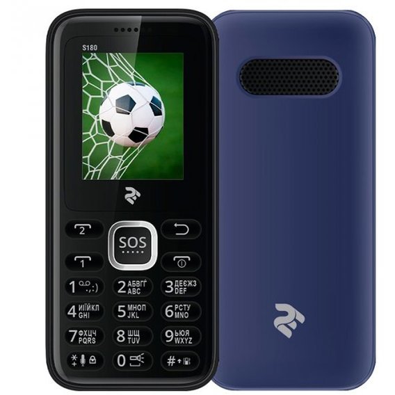 Мобильный телефон 2E S180 DUALSIM Blue (UA UCRF)
