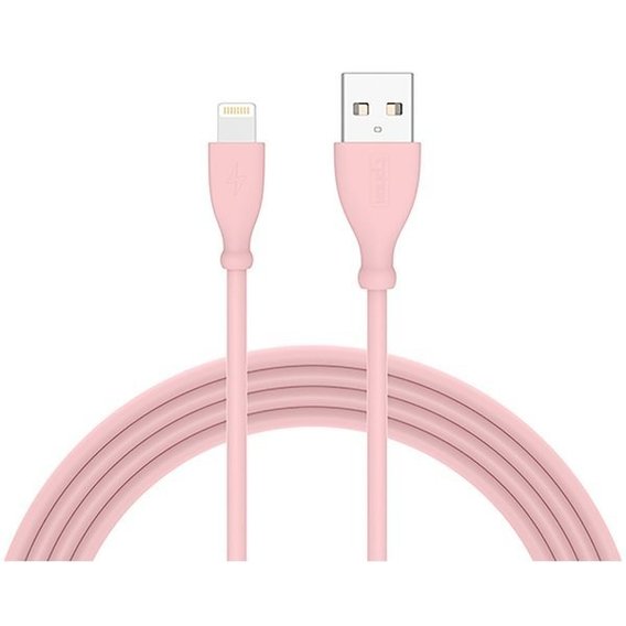 Кабель T-PHOX USB Cable to Lightning Kitty 1m Pink (T-L817 Pink)