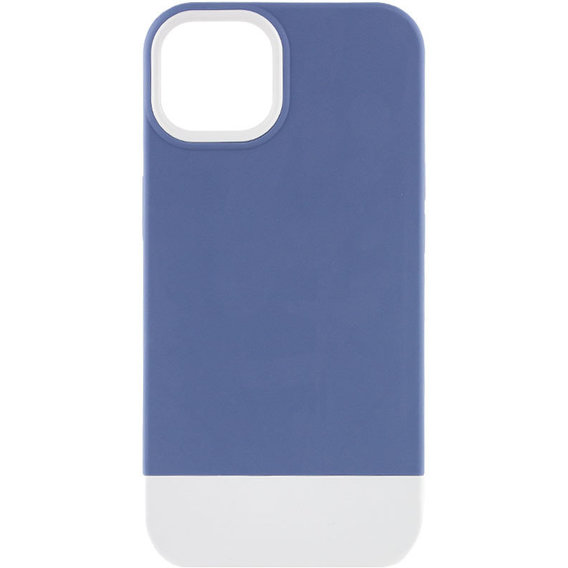 Аксессуар для iPhone Mobile Case TPU+PC Bichromatic Blue / White for iPhone 12 / 12 Pro