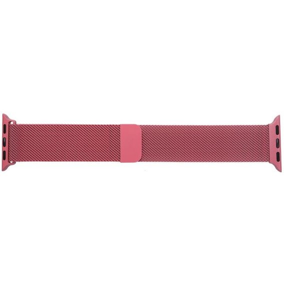 Аксессуар для Watch Fashion Milanese Loop Band Raspberry Red for Apple Watch 42/44/45/49mm