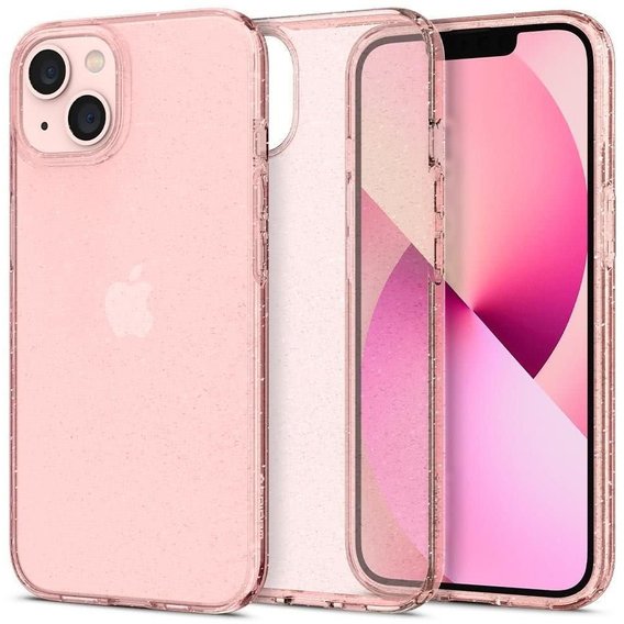 Аксессуар для iPhone Spigen Liquid Crystal Glitter Rose Quartz (ACS03517) for iPhone 13